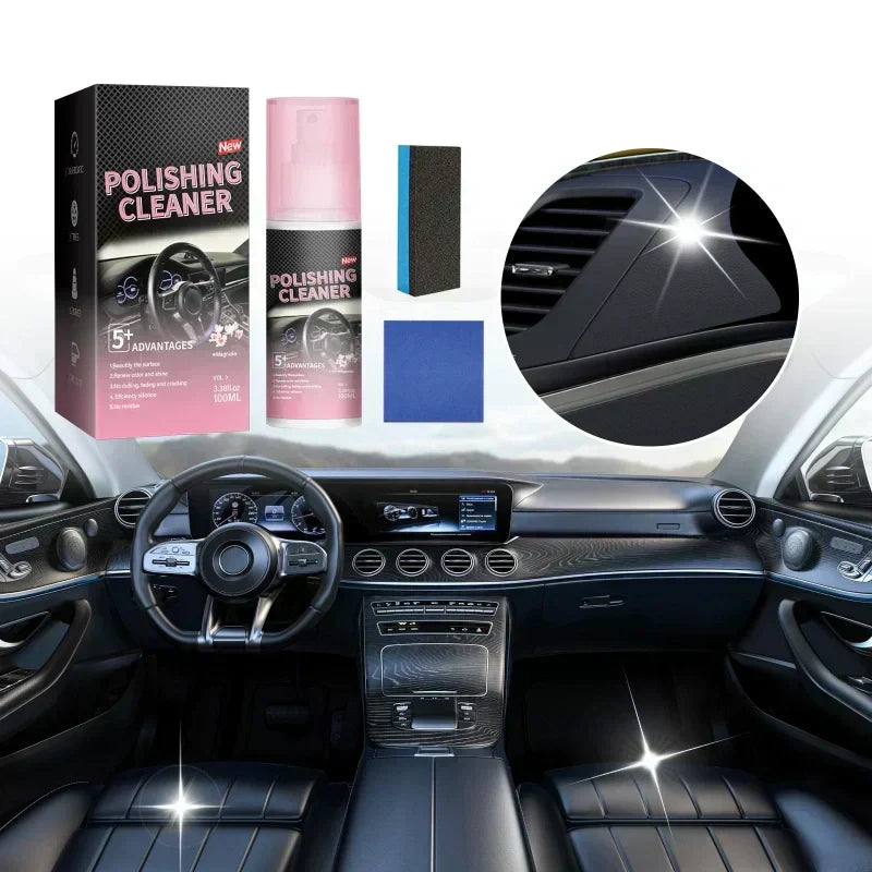 🚗BUY 1 GET 1 FREE !🔥Car Interior Polish Cleaner – Deep Cleaning, Restores Shine & Non-Toxic Formula ✨