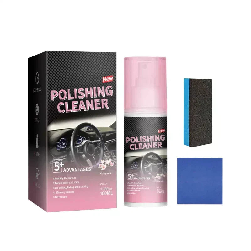 🚗BUY 1 GET 1 FREE !🔥Car Interior Polish Cleaner – Deep Cleaning, Restores Shine & Non-Toxic Formula ✨