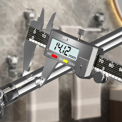 🛁 50% RABATT FÜR KURZE ZEIT! ✨ Verstellbare Handtuchstange mit Saugnäpfen – Bohrerlose Installation & Rostfreies Design für die Badorganisation 🧻🔩
