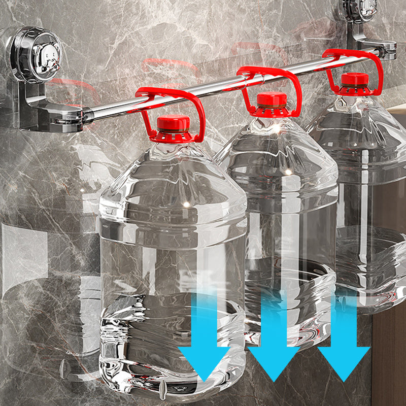 🛁 50% RABATT FÜR KURZE ZEIT! ✨ Verstellbare Handtuchstange mit Saugnäpfen – Bohrerlose Installation & Rostfreies Design für die Badorganisation 🧻🔩