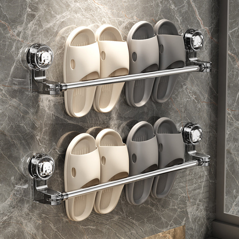 🛁 50% RABATT FÜR KURZE ZEIT! ✨ Verstellbare Handtuchstange mit Saugnäpfen – Bohrerlose Installation & Rostfreies Design für die Badorganisation 🧻🔩