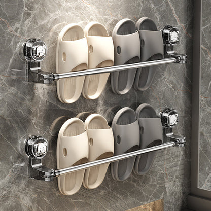 🛁 50% RABATT FÜR KURZE ZEIT! ✨ Verstellbare Handtuchstange mit Saugnäpfen – Bohrerlose Installation & Rostfreies Design für die Badorganisation 🧻🔩