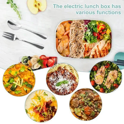 🎁NEW YEAR 2026 HOT SALE 🔥2-in-1 Portable Dual Voltage Electric 7-Piece Set Lunch Box🚛Free Shipping