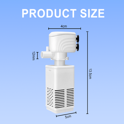 🔥Limited-time offer-Fish Tank 3-in-1 Filter - Filtration, Oxygenation & Water Pumping