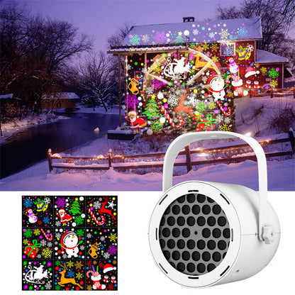 🎄🎁Christmas Hot Sale 50% OFF🎅16-Pattern USB Christmas Projector Light