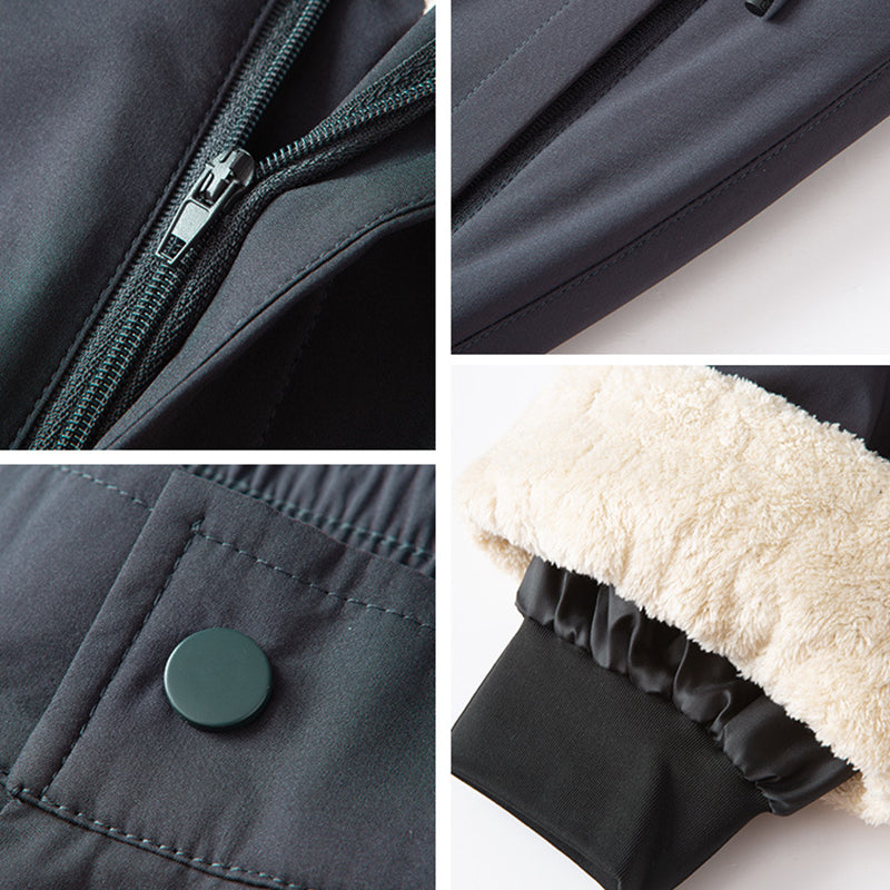 ✨ Men’s Cozy Fleece-Lined Thermal Pants with Graphene Knee Pads — Warm, Lightweight & Weather-Resistant