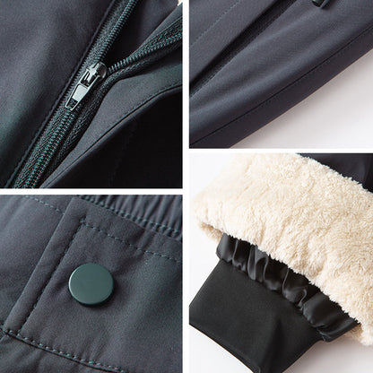 ✨ Men’s Cozy Fleece-Lined Thermal Pants with Graphene Knee Pads — Warm, Lightweight & Weather-Resistant