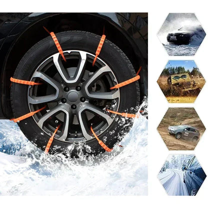 🔥 Hot Sale🔥Universal Reusable Anti-skid Nylon Tire Chains