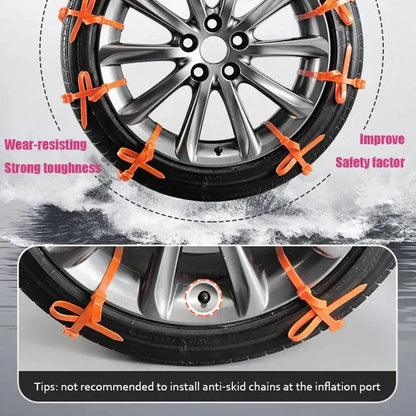 🔥 Hot Sale🔥Universal Reusable Anti-skid Nylon Tire Chains