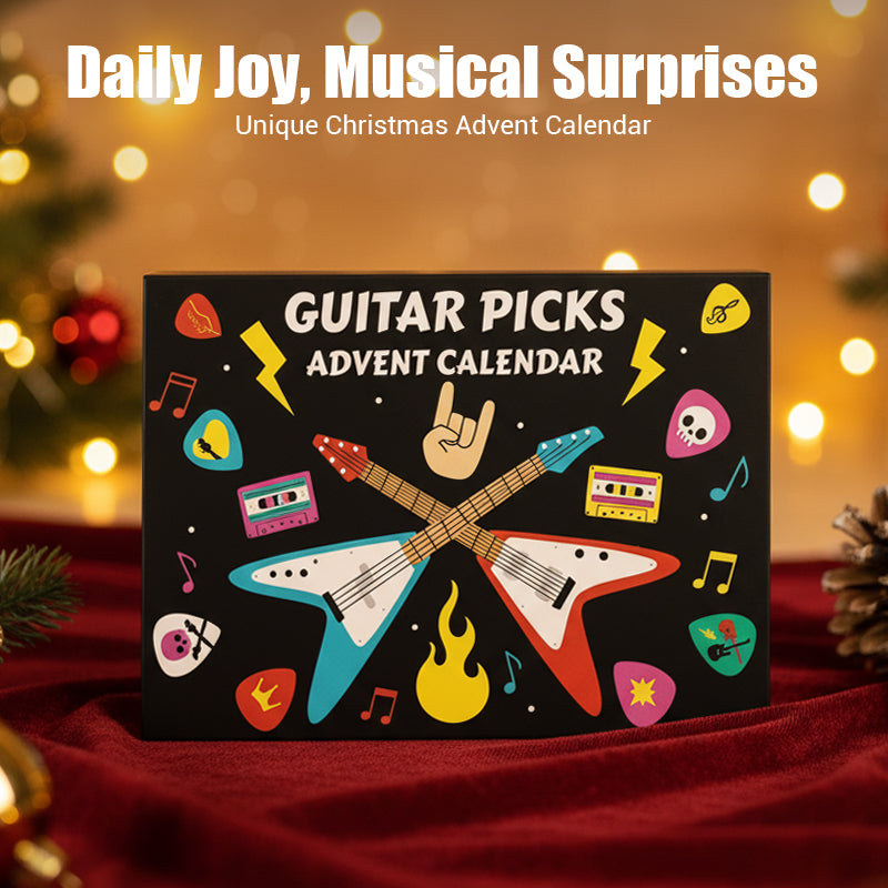 🎄 Guitar Picks Advent Calendar — 24 Days of Music, Creativity & Christmas Fun
