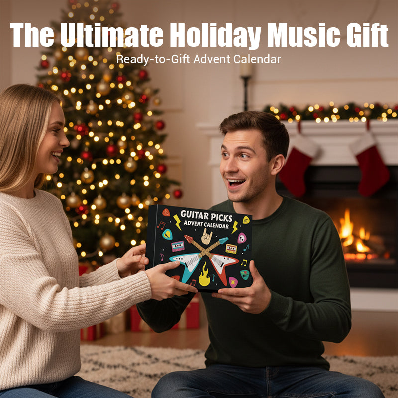 🎄 Guitar Picks Advent Calendar — 24 Days of Music, Creativity & Christmas Fun