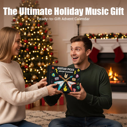 🎄 Guitar Picks Advent Calendar — 24 Days of Music, Creativity & Christmas Fun