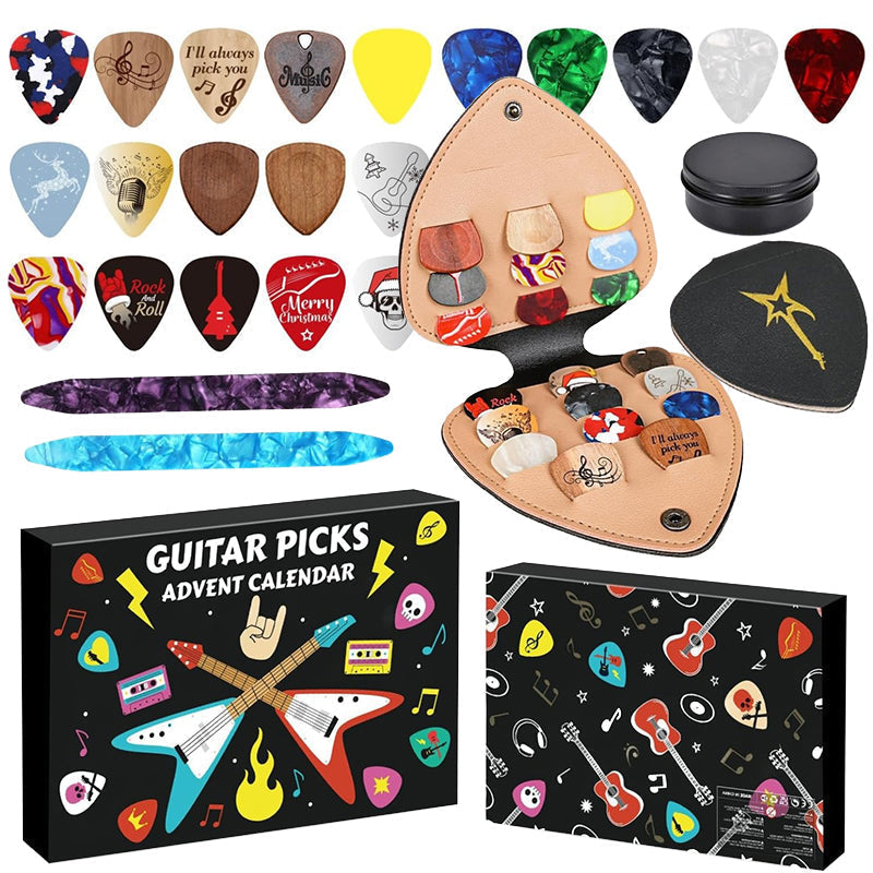 🎄 Guitar Picks Advent Calendar — 24 Days of Music, Creativity & Christmas Fun