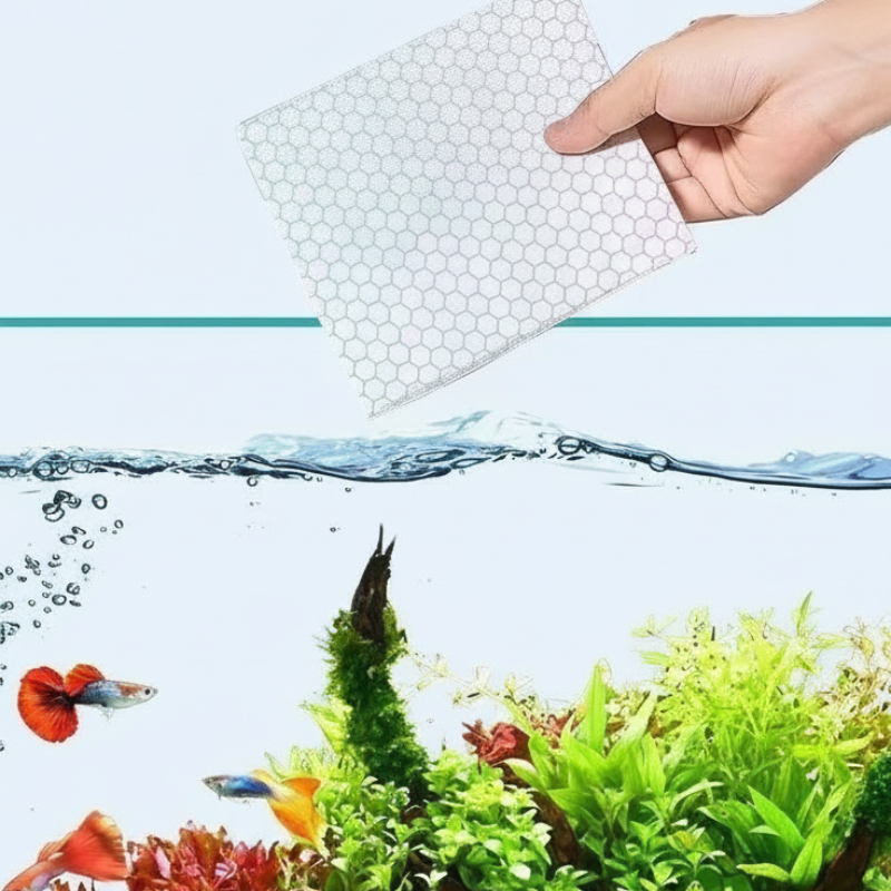 ⚡Black Friday Specials🐠 BUY 1 GET 1 FREE! ✨ AQUARIUM CLARIFYING SHEETS - Crystal Clear Water in 24 Hours, Removes Odors and Impurities, Safe for All Fish and Plants 🌿🔮