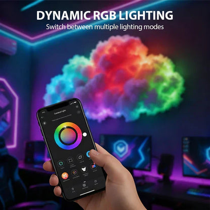 ⏳ Limited time 50% discount⏰ DIY USB-powered Thundercloud LED light decoration🌈☁️
