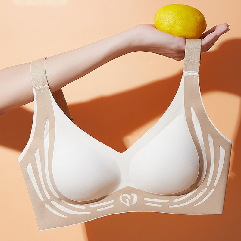 ✨ Seamless Wire-Free Lift Bra – Ultra-Soft Push-Up Support, Anti-Sagging Design for Natural Shape & All-Day Comfort 💗