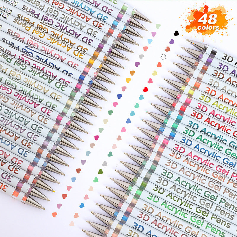 🎅Weihnachtsverkauf 70% RABATT!!🎄🎁Über 50.000 verkauft! Fast vergriffen✨Mehrfarbiges Gelstifte-Set zum Zeichnen & Ausmalen
