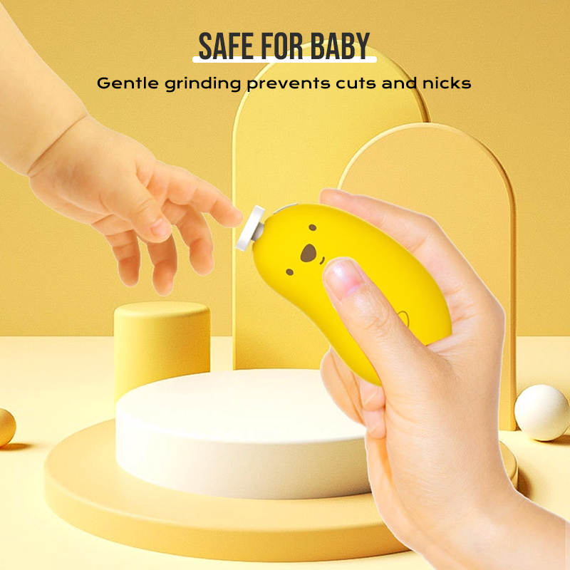 ⭐ Enhanced Safety Baby Nail Trimmer — Gentle, Silent & Stress-Free Nail Care for Newborns