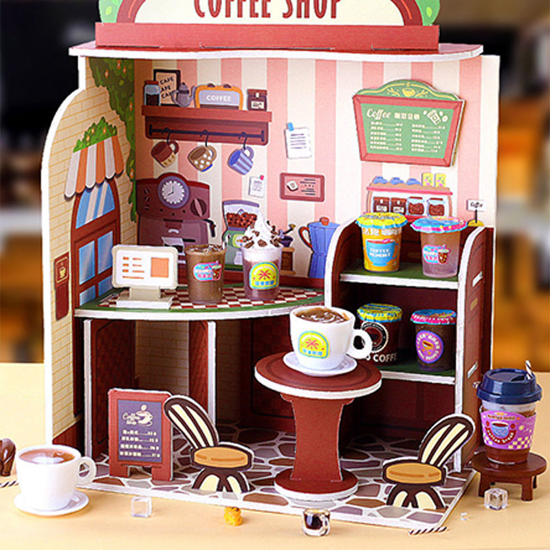 🔥Top-Angebote – DIY Miniatur-Café-Kit