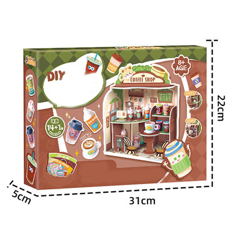 🔥Top-Angebote – DIY Miniatur-Café-Kit
