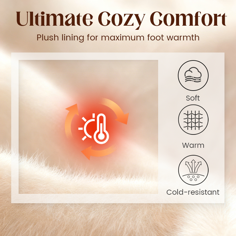 Women’s Plush-Lined Thick Sole House Slippers
