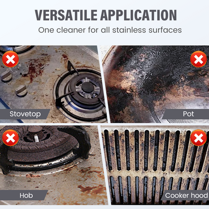 Professional Stainless Steel Cleaner for Home & Kitchen