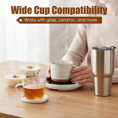 🔥 Black Friday Mega Deal | 3-Level Smart Touch Mug Warmer — Keep Every Sip Perfectly Warm All Day ☕✨
