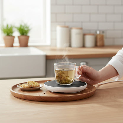 🔥 Black Friday Mega Deal | 3-Level Smart Touch Mug Warmer — Keep Every Sip Perfectly Warm All Day ☕✨