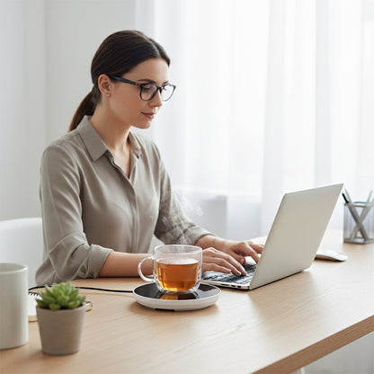 🔥 Black Friday Mega Deal | 3-Level Smart Touch Mug Warmer — Keep Every Sip Perfectly Warm All Day ☕✨
