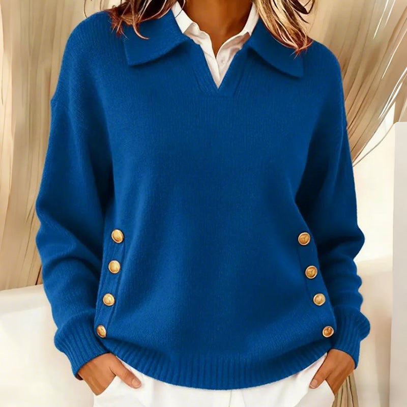 ❄️ Limited-Time Black Friday Offer: Soft Warm V-Neck Pullover for Effortless Style