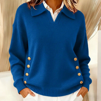 ❄️ Limited-Time Black Friday Offer: Soft Warm V-Neck Pullover for Effortless Style