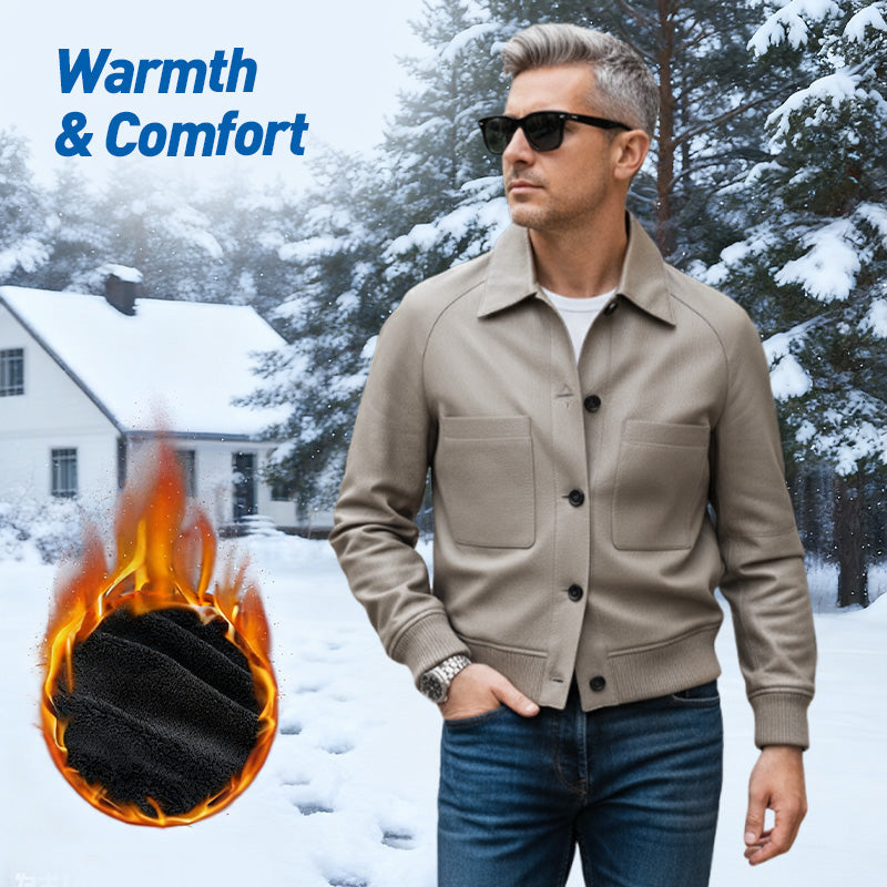 🔥New Arrivals Half Price Sale🔥 Men's Classic Faux Leather Jacket💝 Free Delivery