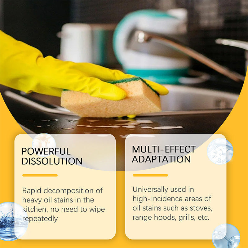 🔥Grease Buster🔥Powerful Degreaser Cleaning Spray for Kitchen