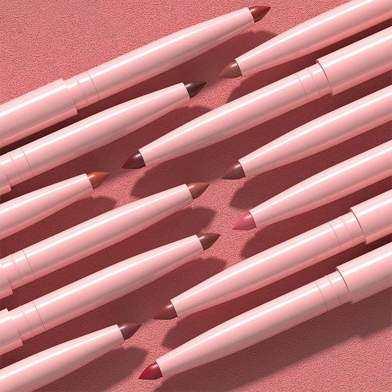 🔥Heiße Angebote – 12-Farben Matter Lippenstift & Lipliner Set (Holzummantelt) – Für perfekt definierte Lippen für jeden Look ✨