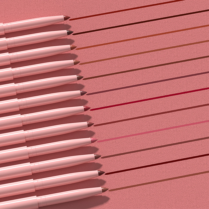 🔥Heiße Angebote – 12-Farben Matter Lippenstift & Lipliner Set (Holzummantelt) – Für perfekt definierte Lippen für jeden Look ✨