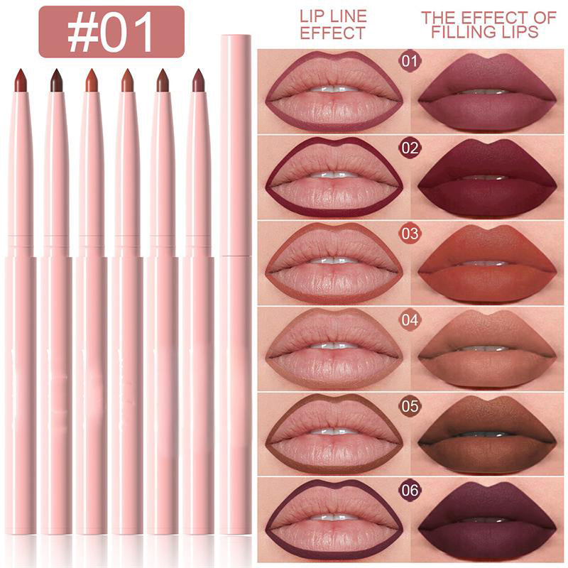🔥Heiße Angebote – 12-Farben Matter Lippenstift & Lipliner Set (Holzummantelt) – Für perfekt definierte Lippen für jeden Look ✨