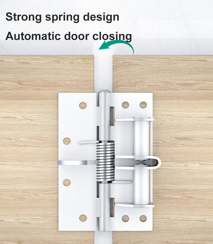 🔥 52% OFF NOW 🎉 4 Inch Automatic Spring Hinge – Self-Closing, Adjustable Tension & Easy Install for Doors 🔧🚪📦