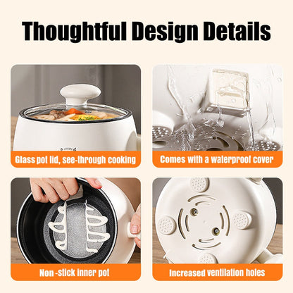 Portable Multifunctional Non-Stick Electric Pot