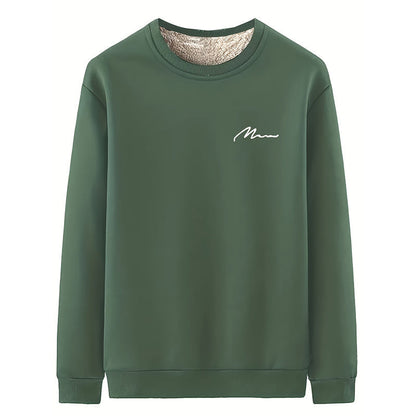 Men's Thermal Lined Crewneck Sweatshirt🚛Free Shiping