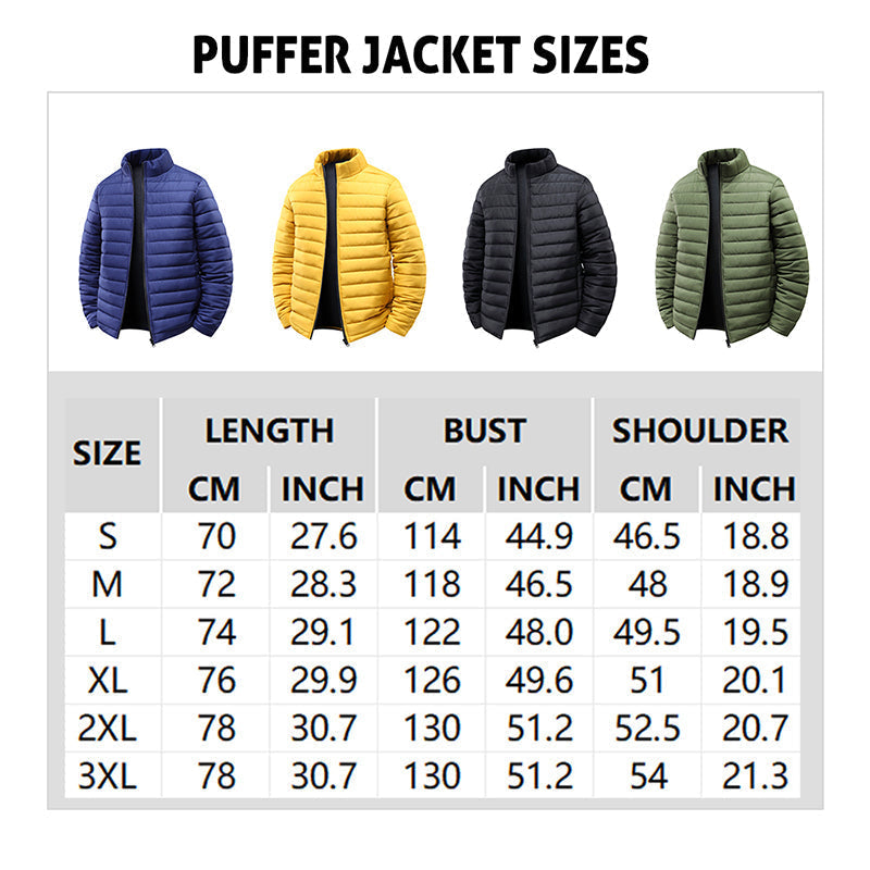 Solid Color Warm Lightweight Cotton Jacket🚛 Free Shipping