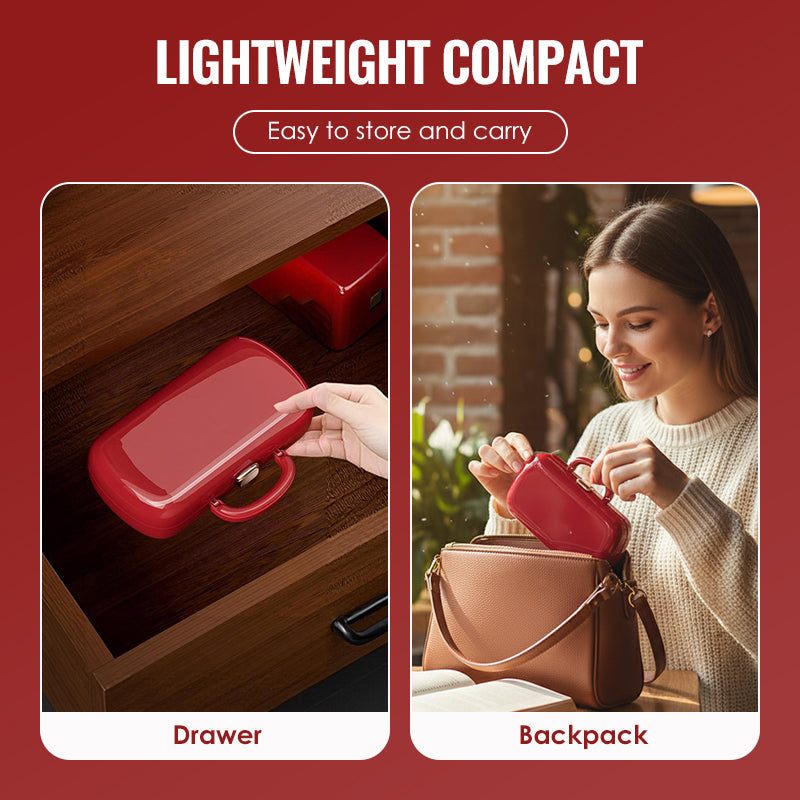 Portable Dual-Layer Sewing Kit with Handle