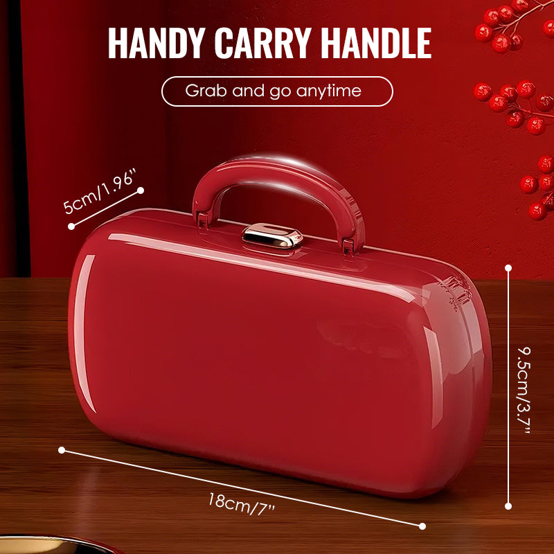 Portable Dual-Layer Sewing Kit with Handle