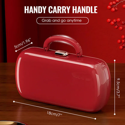 Portable Dual-Layer Sewing Kit with Handle