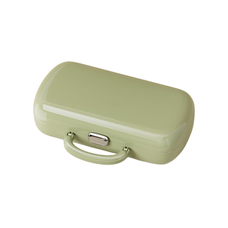 Portable Dual-Layer Sewing Kit with Handle