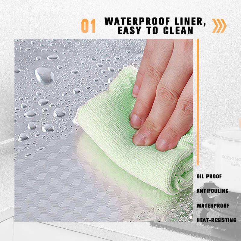 🏆 Last Day Special Price £8.99 ! 🔥Buy More Sve More🎁Kitchen Peel And Stick Wallpaper Backsplash Waterproof Kitchen Stickers