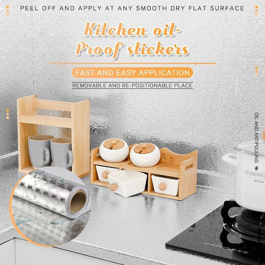 🏆 Last Day Special Price £8.99 ! 🔥Buy More Sve More🎁Kitchen Peel And Stick Wallpaper Backsplash Waterproof Kitchen Stickers