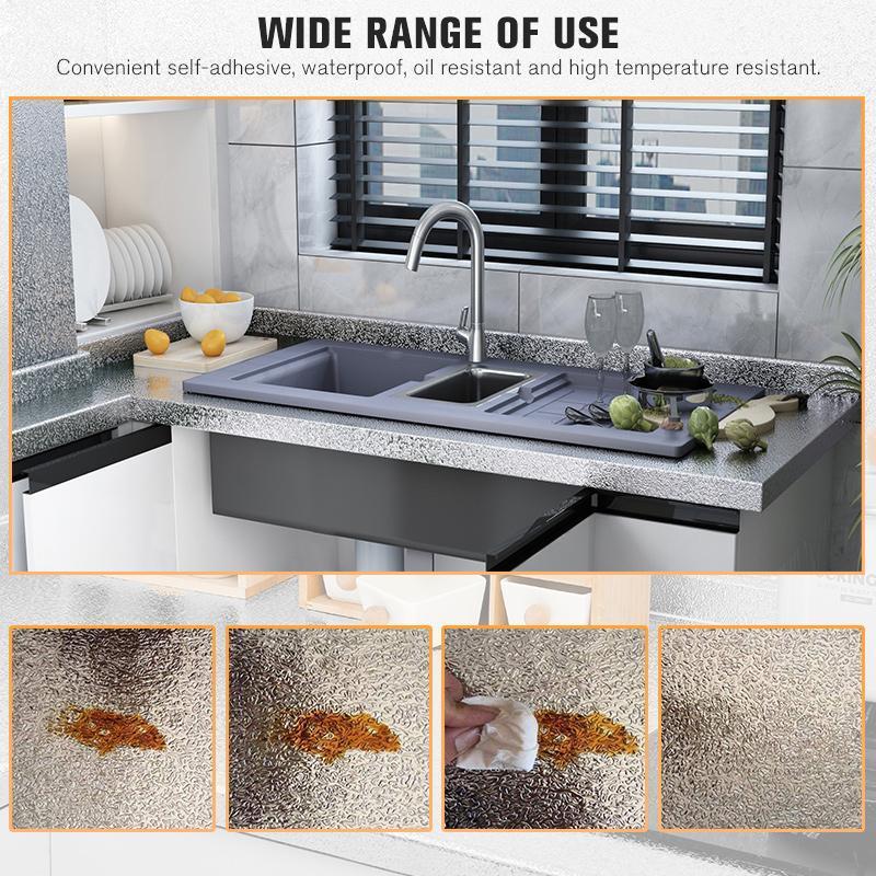 🏆 Last Day Special Price £8.99 ! 🔥Buy More Sve More🎁Kitchen Peel And Stick Wallpaper Backsplash Waterproof Kitchen Stickers