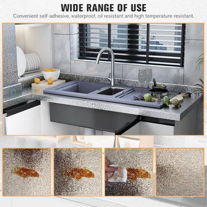 🏆 Last Day Special Price £8.99 ! 🔥Buy More Sve More🎁Kitchen Peel And Stick Wallpaper Backsplash Waterproof Kitchen Stickers