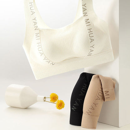 High Elasticity Wide-straps Non-marking Underwear Bra