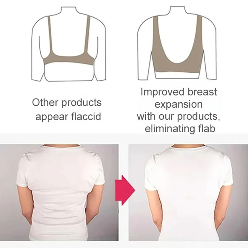 High Elasticity Wide-straps Non-marking Underwear Bra